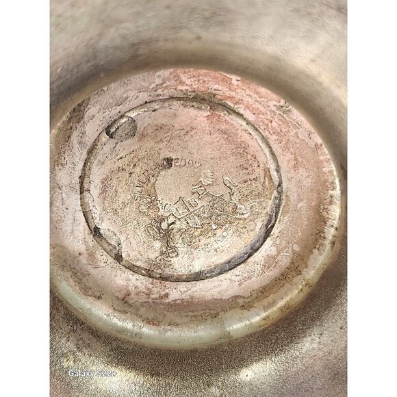 Antique Teapot Signed Lehman Brothers Silver Over Copper Plated Beautiful Pateni - Picture 3 of 8